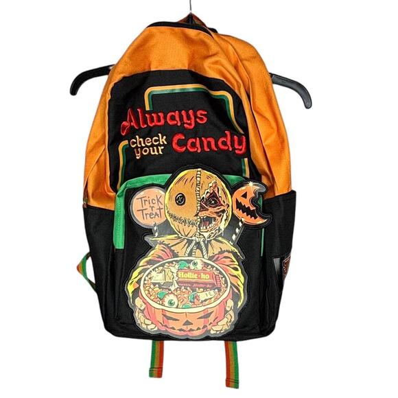 Spencer’s Always Check Your Candy Trick 'r Treat Backpack Steven Rhodes - Picture 1 of 16